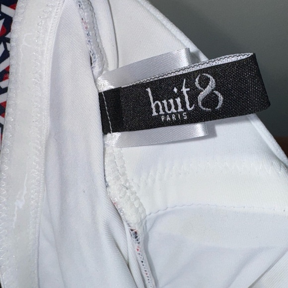 Huit 8 | Anthropologie Paris Strapless Underwire One-Piece Swimsuit Size 34D - Picture 7 of 10